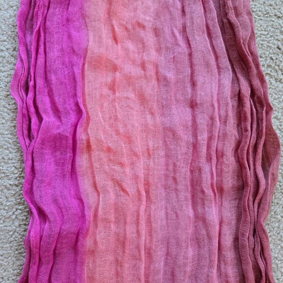 NWOT J. Jill Crinkle Linen Scarf - Picture 1 of 7